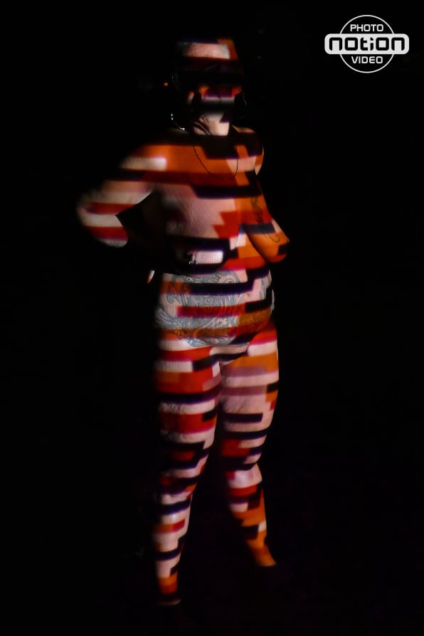 test-fényfestés